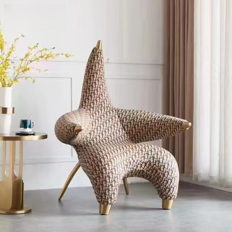 Starfish-shaped lounge chair