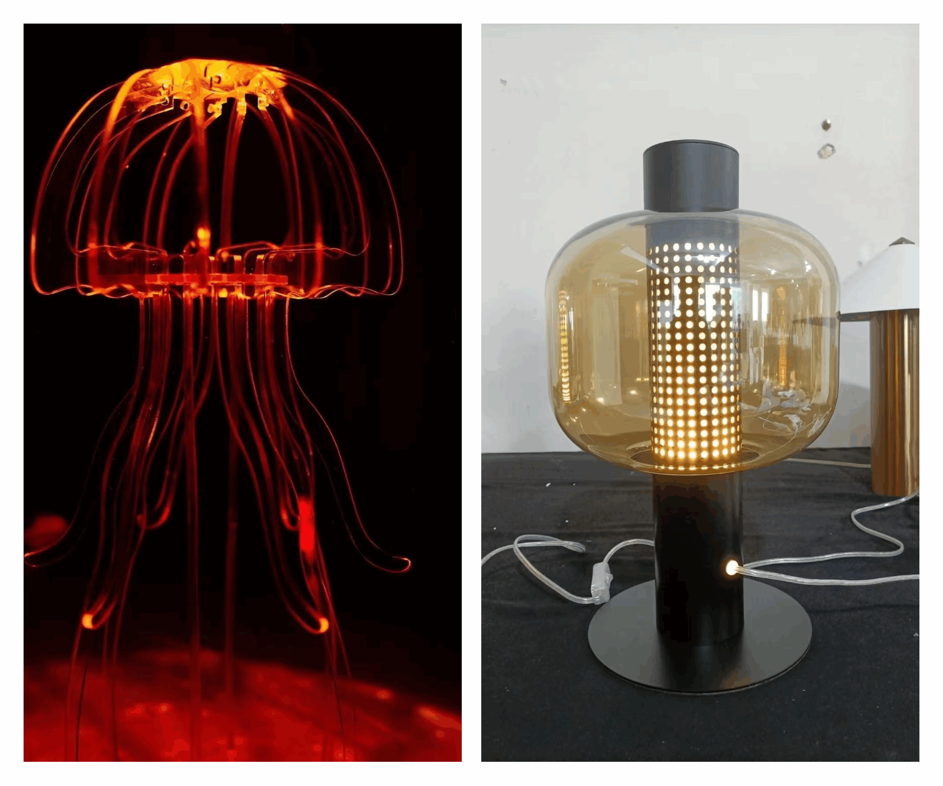 Customizable art table lamps (2)